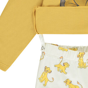 Conjunto de pijama Simba Disney para bebé niño con acabados diferentes según la edad 