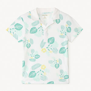 Polo de manga corta con estampado divertido para niño 