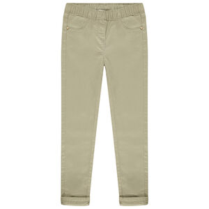 Jeggings de sarga elástica niña 