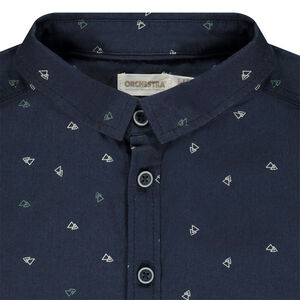 Camisa de manga larga con estampado de triángulos para niño 