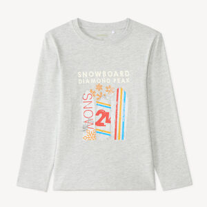 Camiseta de manga larga para niño con estampado divertido 