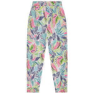 Pantalón fluido estampado fantasía niña 