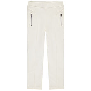 Jegging de punto Milano con cremallera para niña 