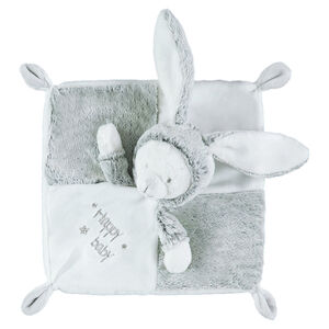 Peluche plano de conejo de borreguillo con inscripciones bordadas Main Peluche plano de conejo de borreguillo con inscripciones bordadas