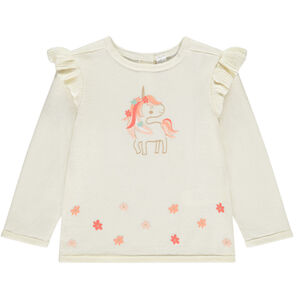 Jersey de manga larga con print fantasía para bebé niña  Main Jersey de manga larga con print fantasía para bebé niña