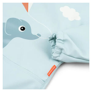 Bavoir tablier avec manches et poche Playground Bleu 