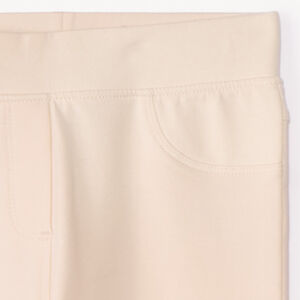 Jegging de felpa en color sólido niña 