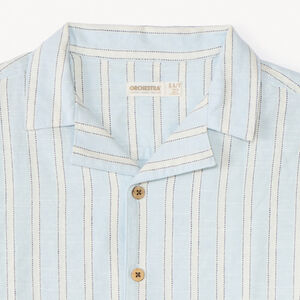 Camisa de rayas de manga corta niño 