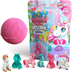 Bomba de baño con sorpresa unicornio +3A (modelo aleatorio) 