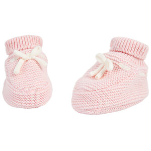 Pantuflas de punto con lazo para niña  Main Pantuflas de punto con lazo para niña