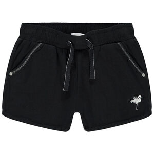 Short de punto con estampado de flamenco para niña 