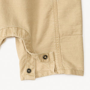 Pantalón corto de tela lisa para bebé niño 