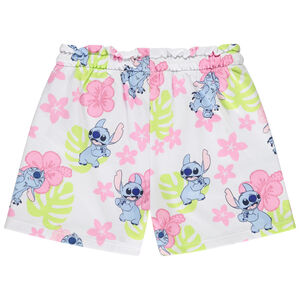 Short de felpa estampado Stitch Disney niña 