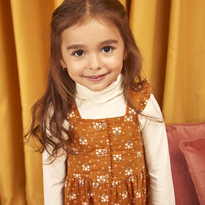 Conjunto de 2 piezas con pichi para niña 