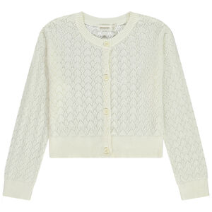 Gilet de punto calado para niña 