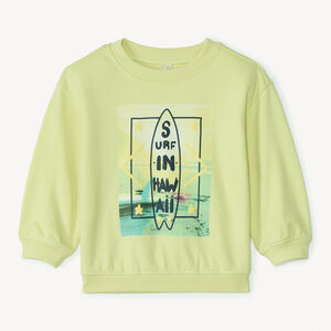 Sudadera de felpa oversize con fotoprint para bebé niño 