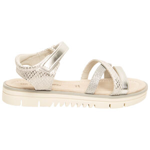 Sandalias efecto serpiente con suelas gruesas para niña 