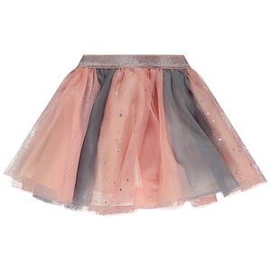 Falda de patinadora de tul multicolor para bebé niña 