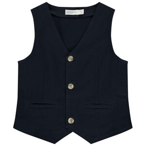 Gilet de camarero de lona con bolsillos para niño 