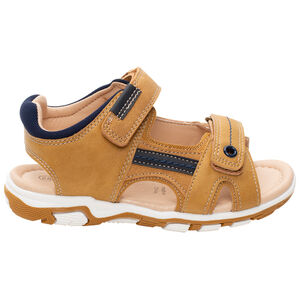 Sandalias de velcro efecto cuero para niño 