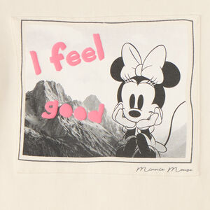 Camiseta de bebé niña oversize con estampado de Minnie 