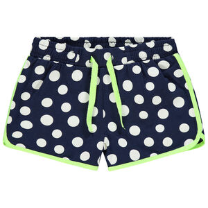 Short de jersey niña con estampado y cintura elástica 