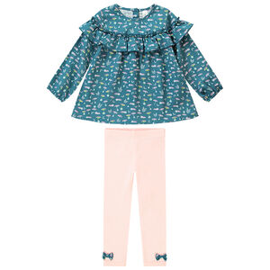 Ensemble tunique à manches longues + caleçon pour bébé fille Main Ensemble tunique à manches longues + caleçon pour bébé fille