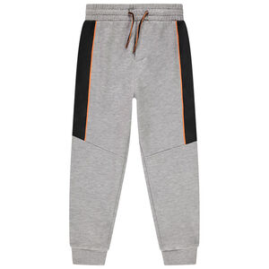 Jogging de felpa con apliques contrastantes para niño 