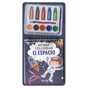 Libro para colorear El espacio +5 años 