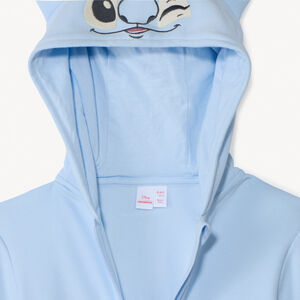 Chaleco de felpa con capucha divertido de Stitch de Disney niña 