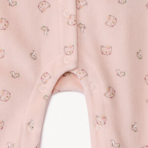 Conjunto de nacimiento 3 piezas con estampado de osos y luna para niña. 