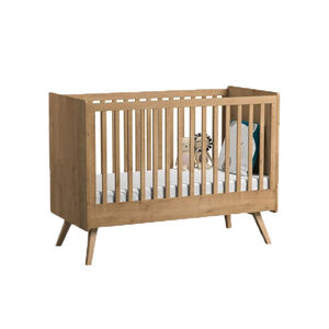 Lit Vintage 70 x 140 cm - Chêne Main Lit Vintage 70 x 140 cm - Chêne