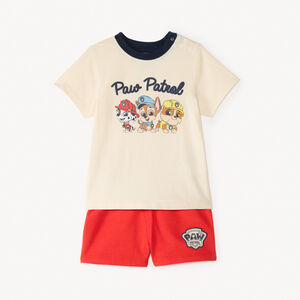 Conjunto de 2 piezas: camiseta + pantalón corto Patrulla Canina para bebé niño 