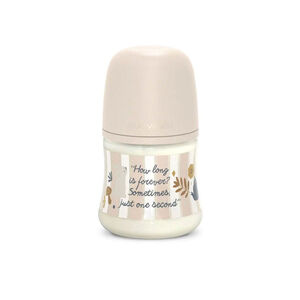 Biberón con tetina fisiológica SX PRO S 150ml Wonderland rayas rosa 