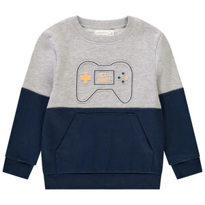 Sweat en molleton color block pour enfant garçon Main Sweat en molleton color block pour enfant garçon