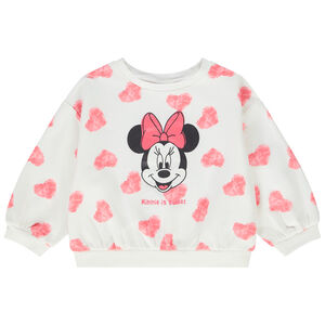 Sudadera oversize de felpa con estampado de Minnie Disney para bebé niña 