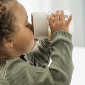 Vaso de aprendizaje bebé 360º +9M Celebration beige 