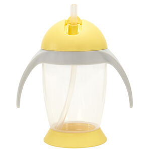 Taza de aprendizaje con pajita y asas 300 ml amarillo/gris  Main Taza de aprendizaje con pajita y asas 300 ml amarillo/gris