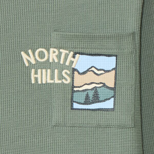 Camiseta de manga larga con estampado en la espalda para niño 