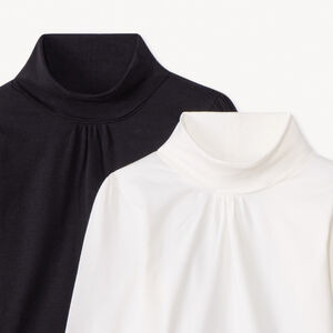 Lote de 2 camisetas de cuello alto para niña  Main Lote de 2 camisetas de cuello alto para niña