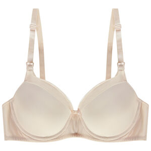 Sujetador de lactancia moldeado con acabado de red. 