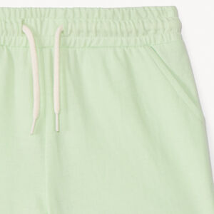Pantalón corto de punto en color liso niña 