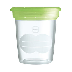 Lot de 5 pots de conservation 120 ml - Vert 