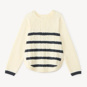 Jersey de niña trenzado 
