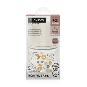 Biberón de poliamida con tetina simétrica SX Pro S 150 ml Wonderland Beige 