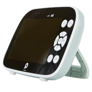 Babyphone video Ojo con cámara rotativa verde agua 