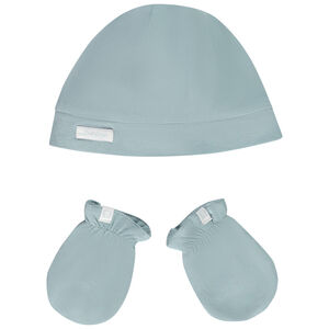 Pack gorro y manoplas para bebé 