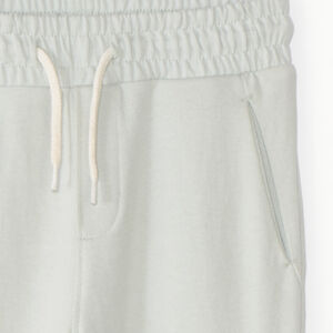 Pantalón de chándal liso con bolsillo cargo niño 