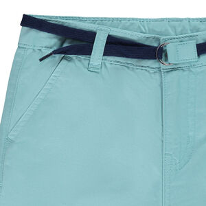 Bermudas lisas de sarga para niño 