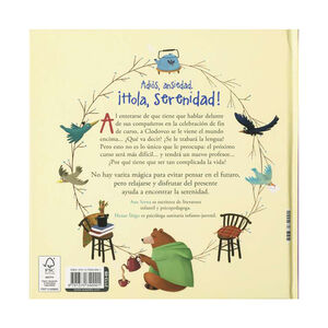 Cuento Adiós, ansiedad. ¡Hola Serenidad! +5 años 